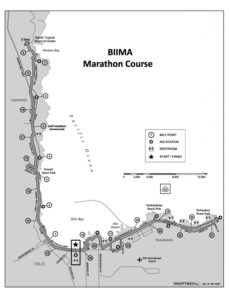 Course Maps Hilo Marathon
